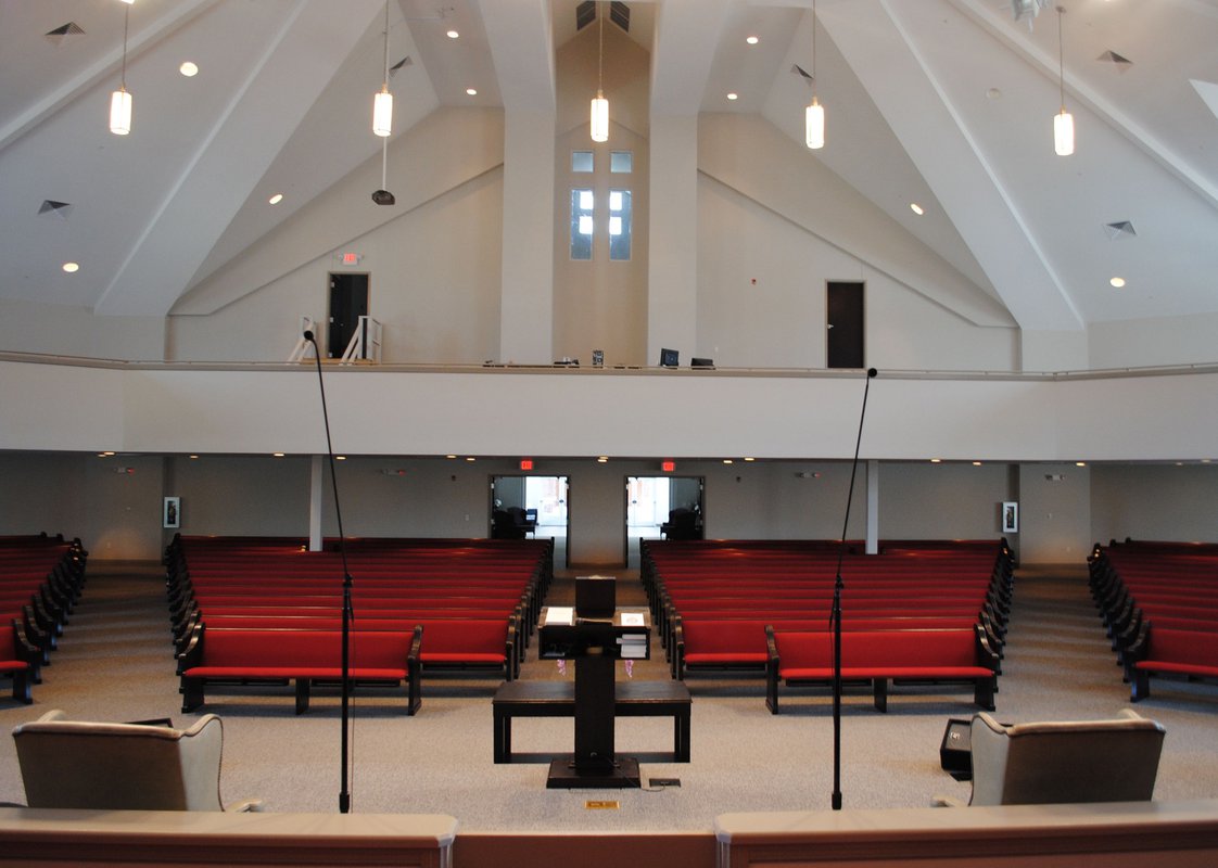 Penelope Baptist Church interior choir