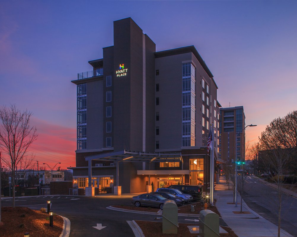 Hyatt Place exterior sunrise