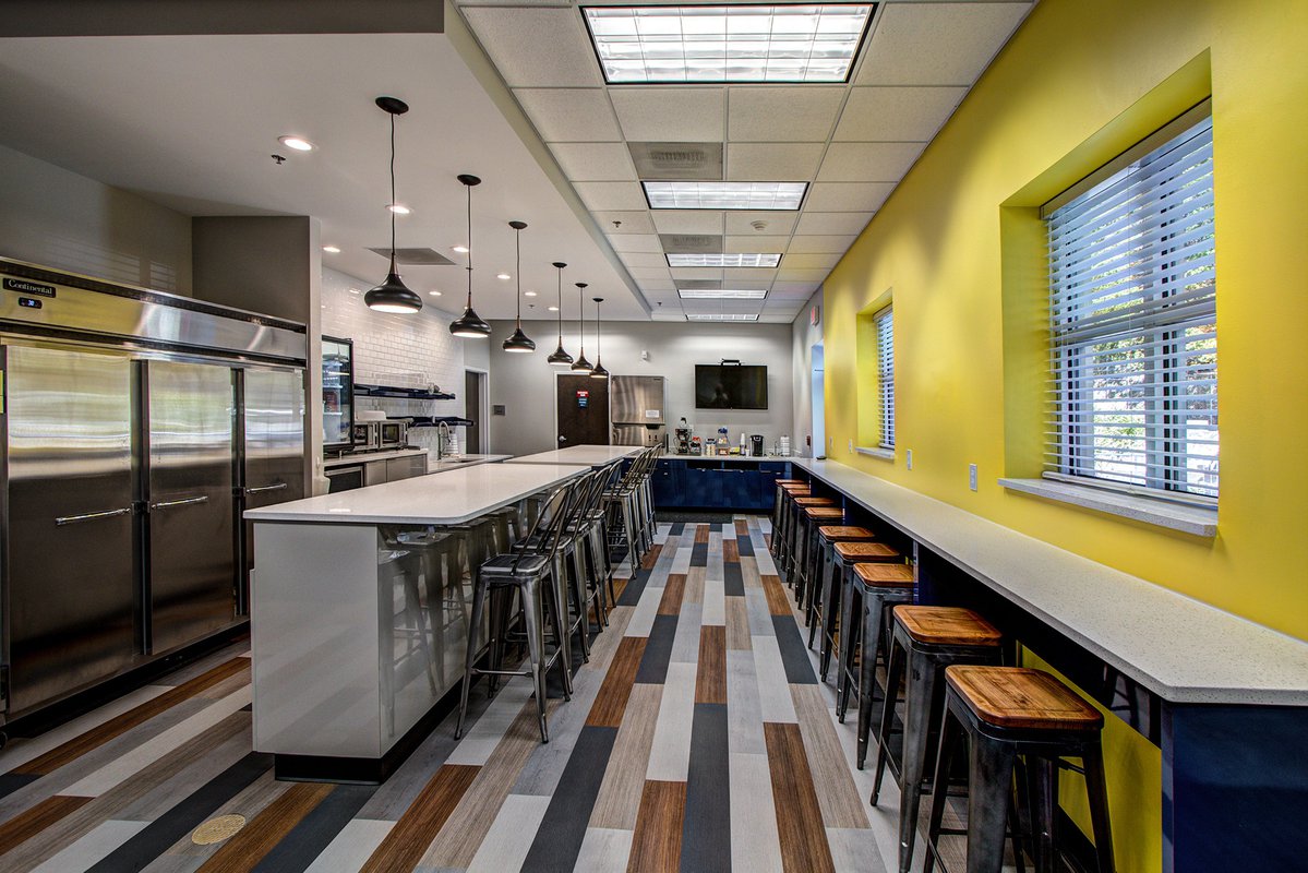 Peoples Bank Corporate Offices kitchen