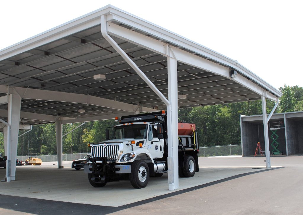 equipment garage, Mooresville Public Operations Center