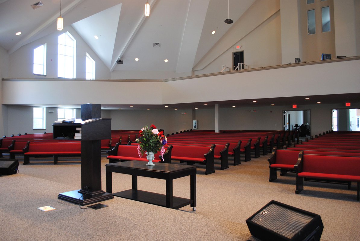 Penelope Baptist Church interior congregation